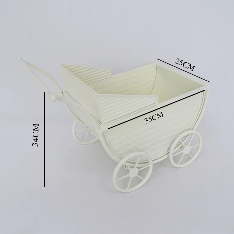 Vintage Stain Foldable Iron Bed Newborn Photography Props Baby Mini Rustic Bed Photo Shoot
