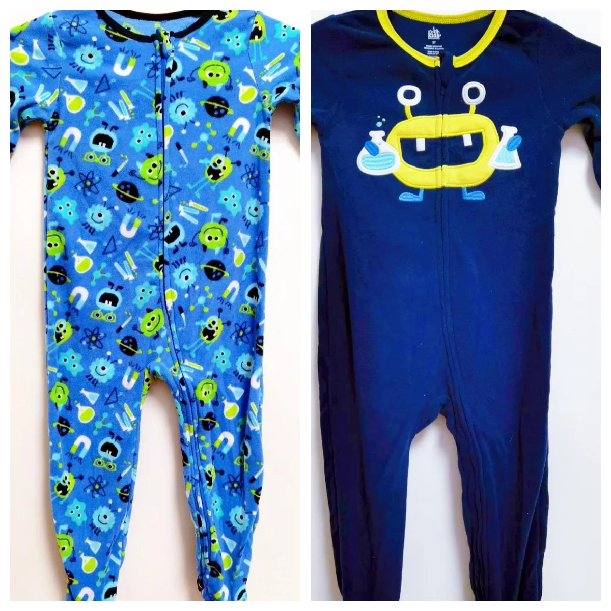 Autumn and Winter Children's Smooth Fleece Hanie Men and Girls Pajamas Baby Ridiculous Clothes to Increase the Code Package Feet