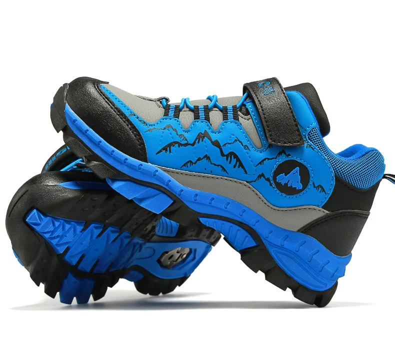 Winter Warm Fur Children Shoes Boys Non-slip Snow Ankle Boots Leather Autumn Casual Sneakers Waterproof Hook Loop Kids Footwear