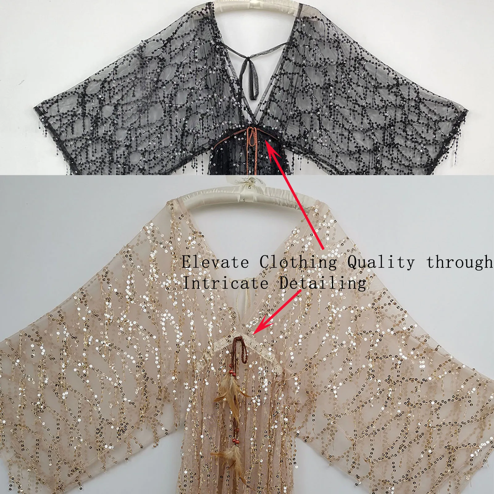 Don&Judy Sequin Maxi Maternity Photo Shoot Dress Boho Evening Party Gown Pregnancy Women Photography Dresses Baby Shower Gift