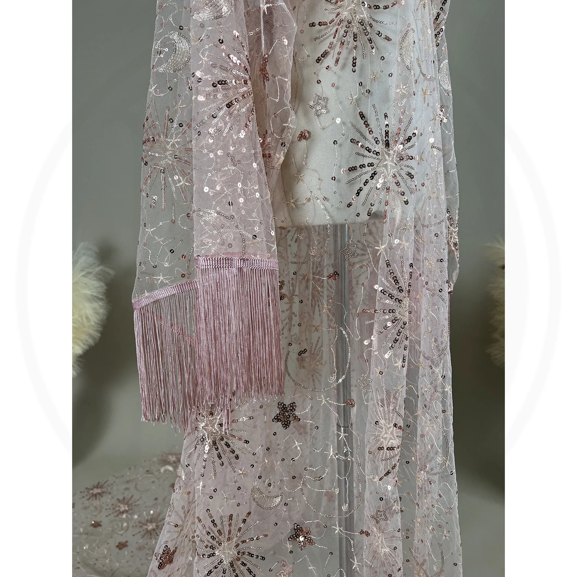 Don&Judy Sequin Maxi Maternity Photo Shoot Dress Boho Evening Party Gown Pregnancy Women Photography Dresses Baby Shower Gift