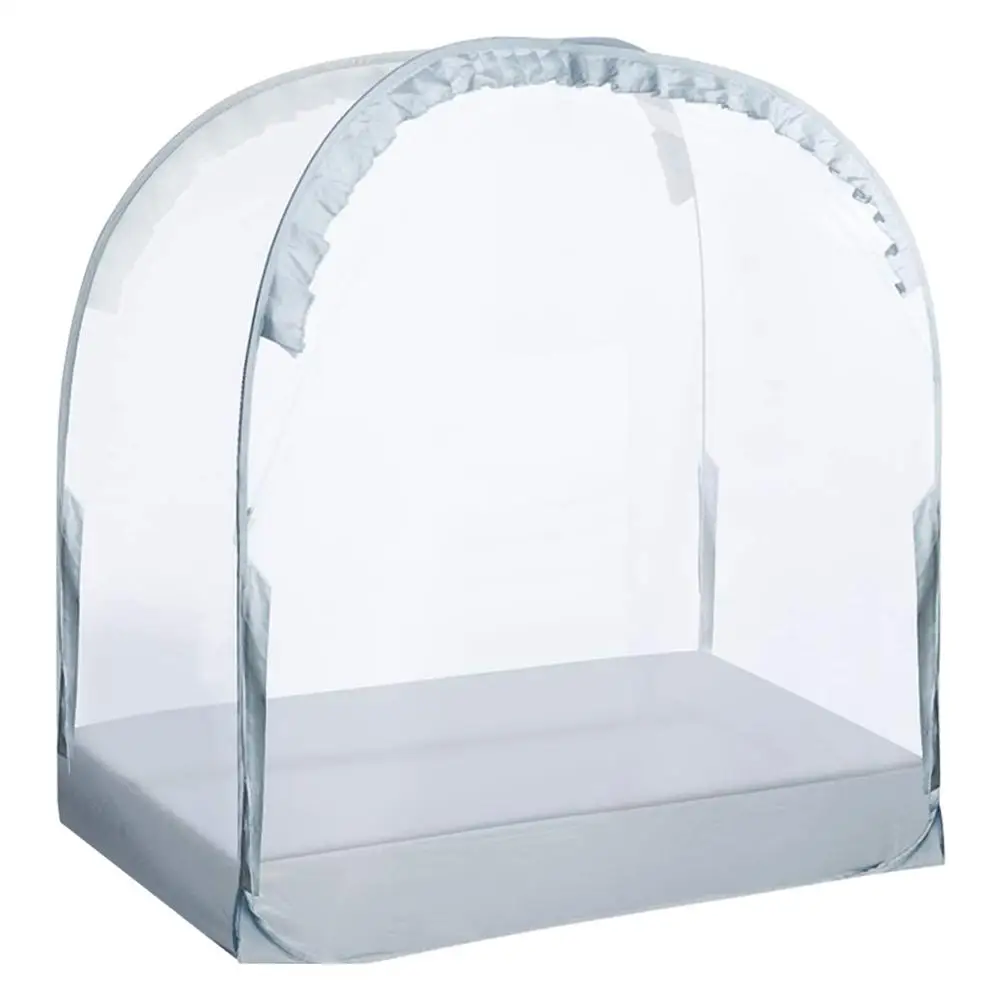 Pop Up Baby Crib Tent Crib Cover Canopy Breathable Mesh Baby Tents Keep Baby from Climbing out Bed Protection Anti-mosquito Tent