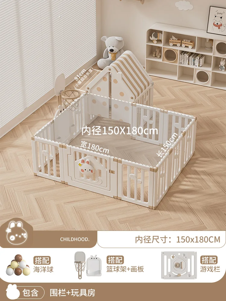 XL Game Fence Floor Baby Crawling Mat Protective Grating Indoor