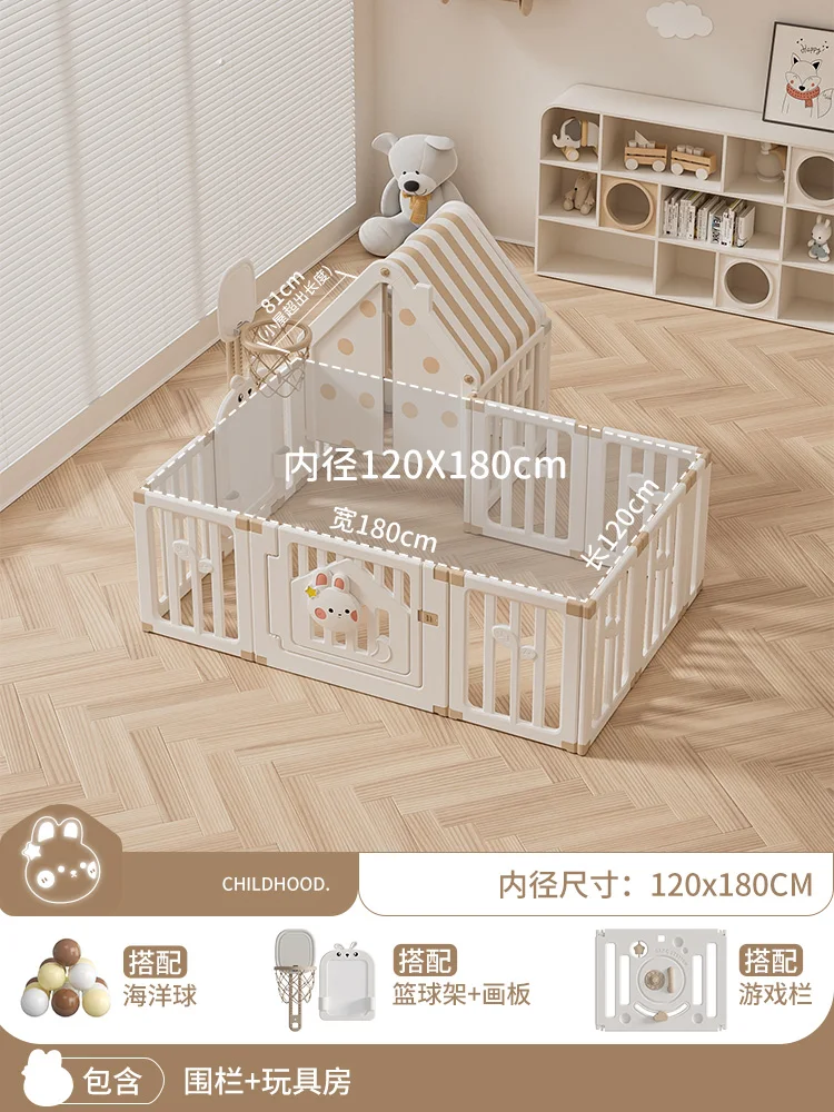 XL Game Fence Floor Baby Crawling Mat Protective Grating Indoor