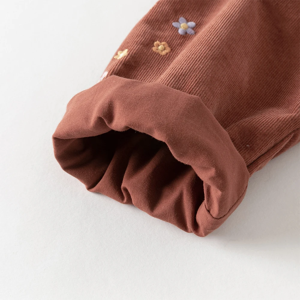 Dave Bella Children's Long sleeves Shirt Fashion Casual Autumn Girl's Sweet Cute Cotton Blouse Baby Tops Gentle Party DB3253165