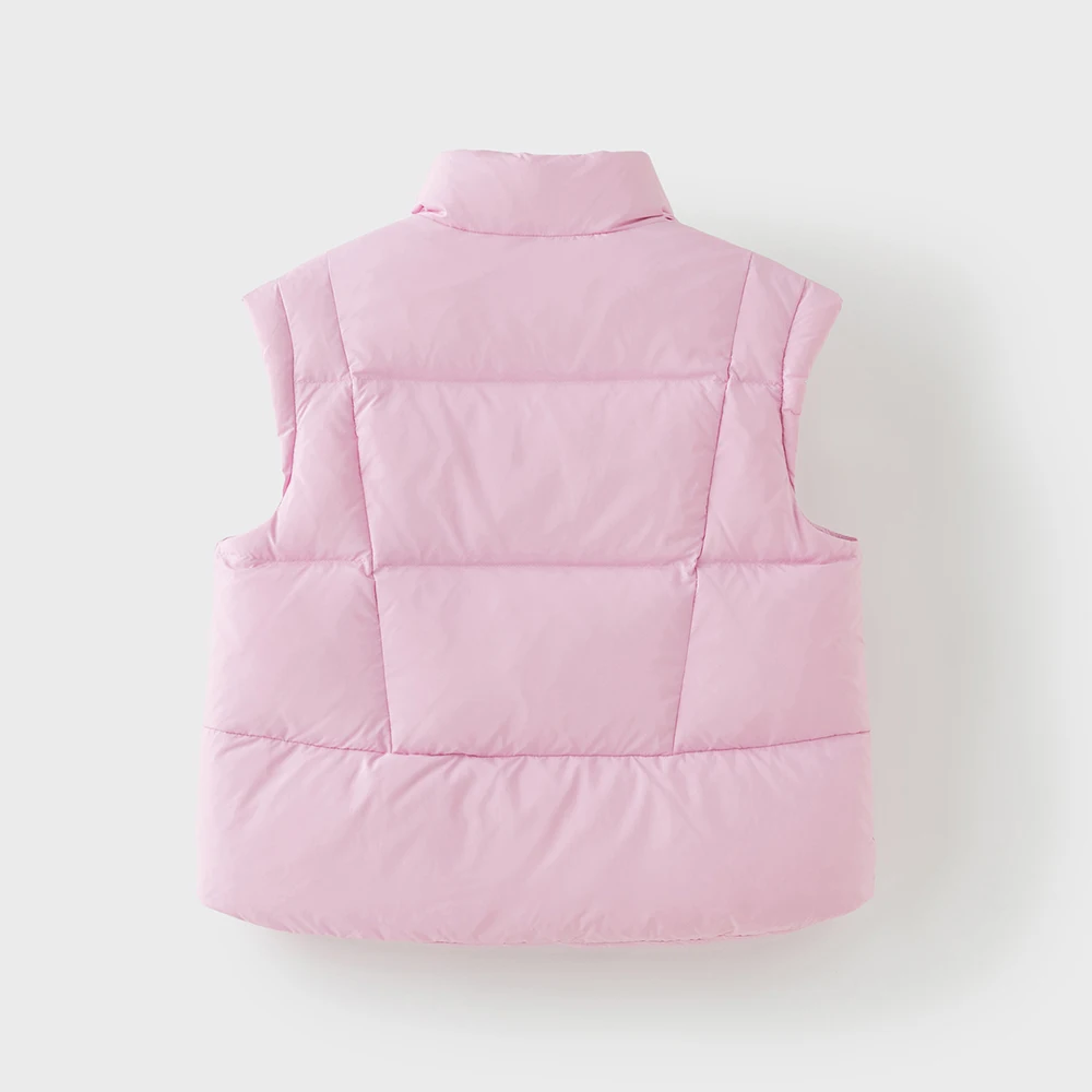 Dave Bella Girls White Down Parka Jacket Children Winter Warm Vest Coats Waterproof Outwear Outdoor Clothes DK4254182