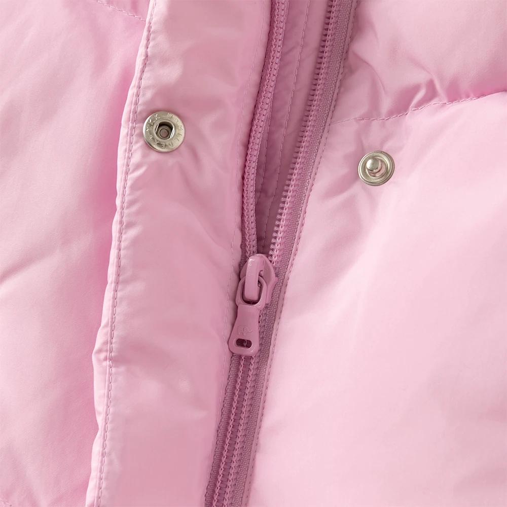 Dave Bella Girls White Down Parka Jacket Children Winter Warm Vest Coats Waterproof Outwear Outdoor Clothes DK4254182