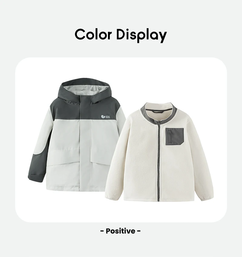 Mini Bala Boys and Girls Windproof Jacket Spring and Autumn Kids Waterproof Breathable Coat for Outdoor Adventures