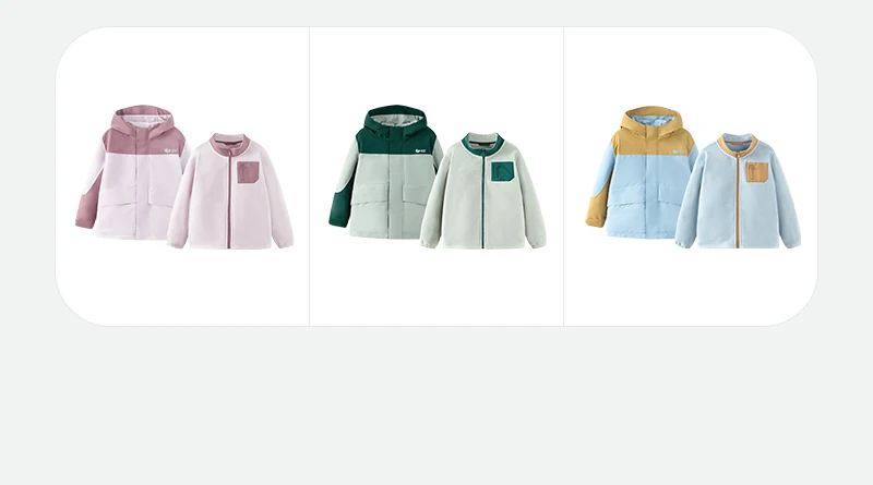 Mini Bala Boys and Girls Windproof Jacket Spring and Autumn Kids Waterproof Breathable Coat for Outdoor Adventures