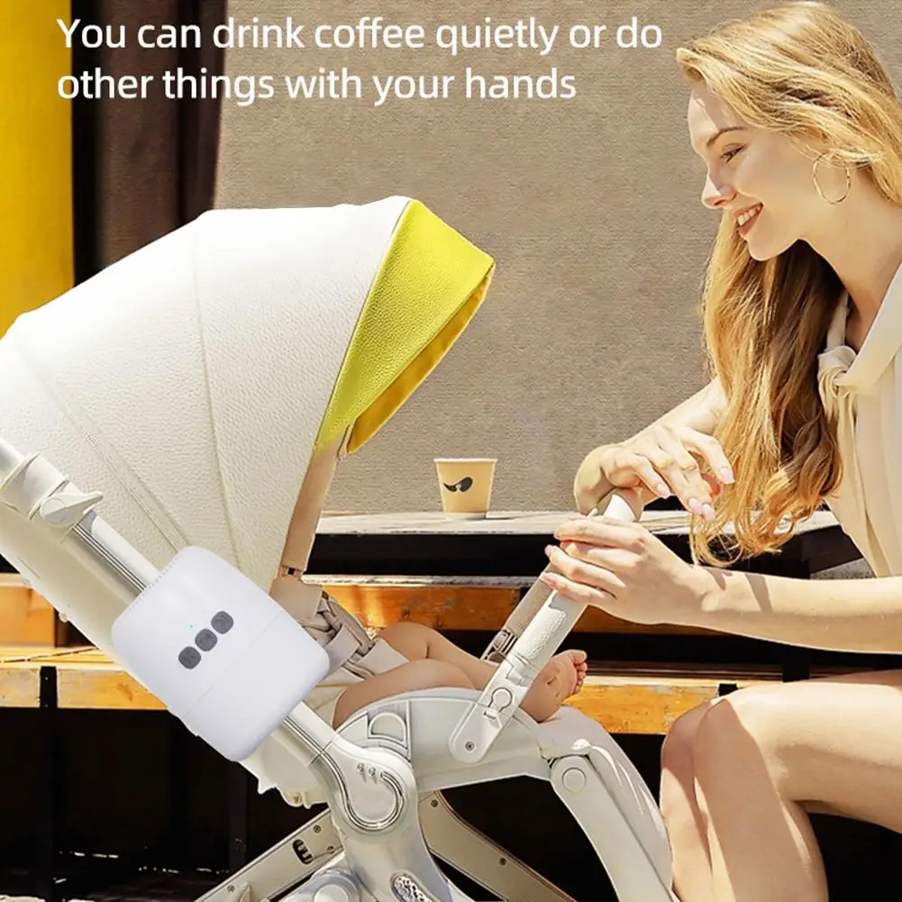 Portable Baby Stroller Rocker Accessories Automatic Infant Swing Sleep Soother with White Noise Baby Shaker Sleep Aid Device
