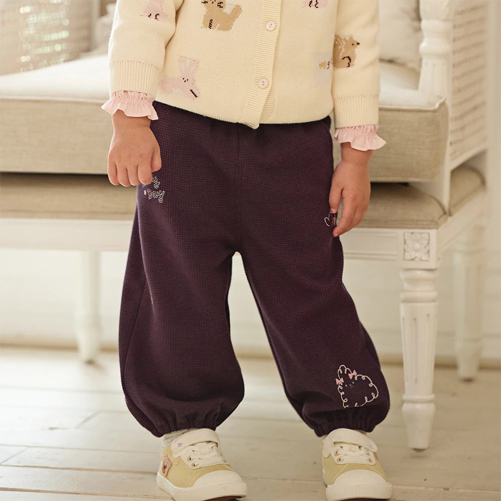 Dave Bella Children's Pants Autumn Fashion Casual Gentle Sweet Cute Girls Baby Loose Straight Pants Sport Outdoor DB3252839