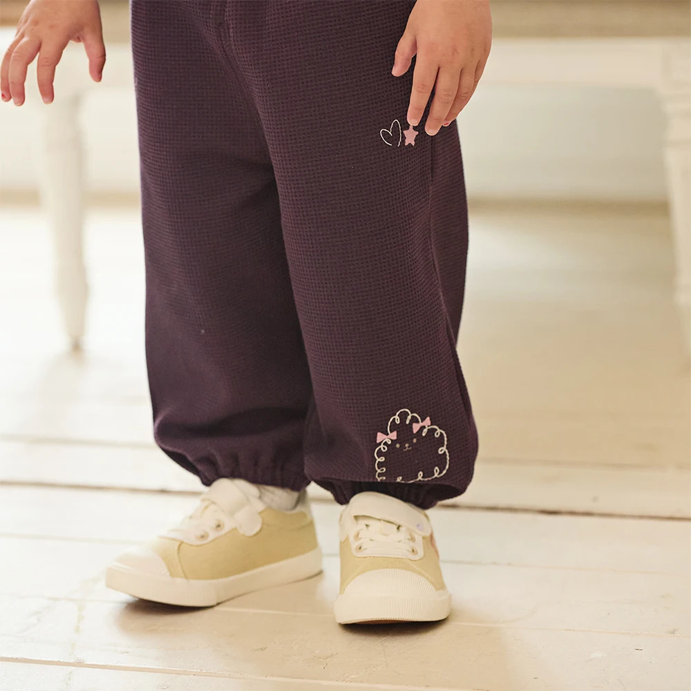 Dave Bella Children's Pants Autumn Fashion Casual Gentle Sweet Cute Girls Baby Loose Straight Pants Sport Outdoor DB3252839