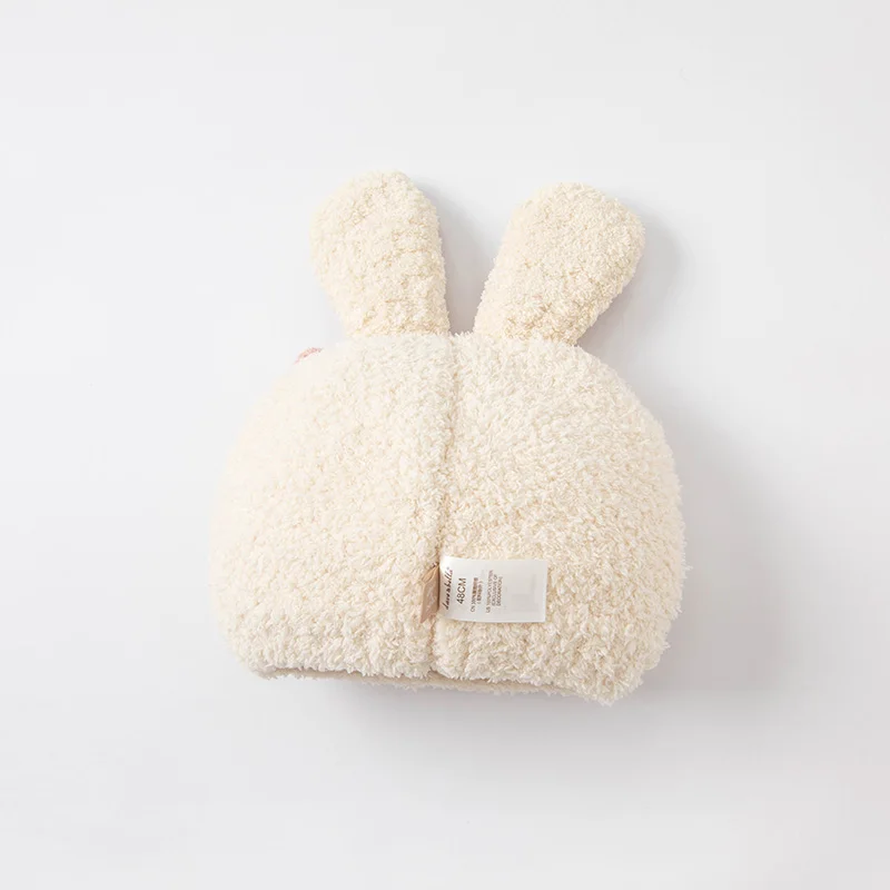 Dave Bella Winter Warm Thicken Hat and Cap for Girls Children Baby Cartoon Ear Protection Hats Cute Outdoor Cap DB19435