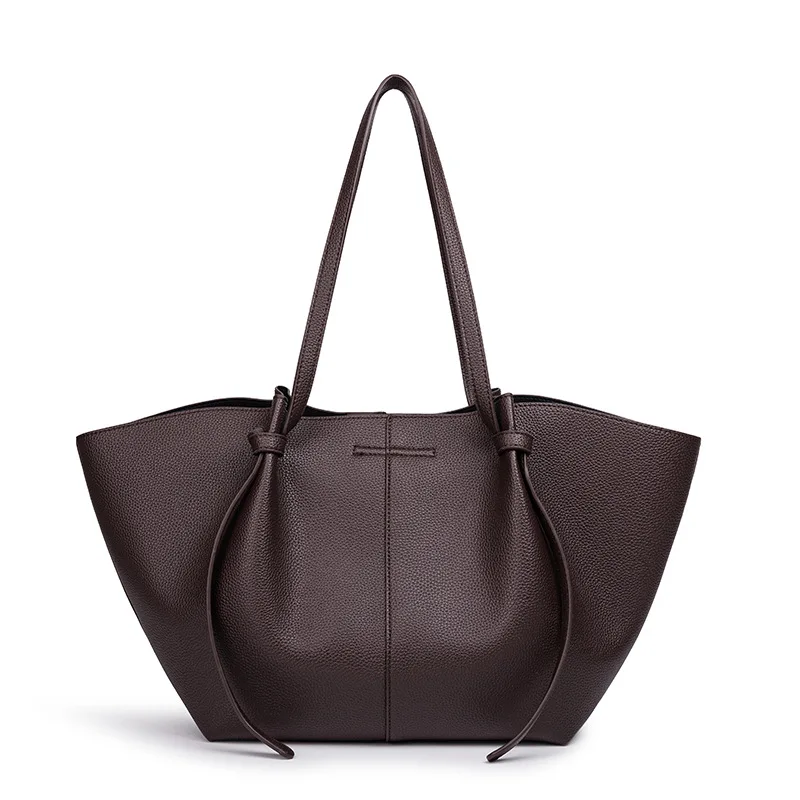 Simple Vintage Fashionable Tote Bag For Women Trendy Design Large Capacity Luxury Leather Diaper Bags For Stylish Moms