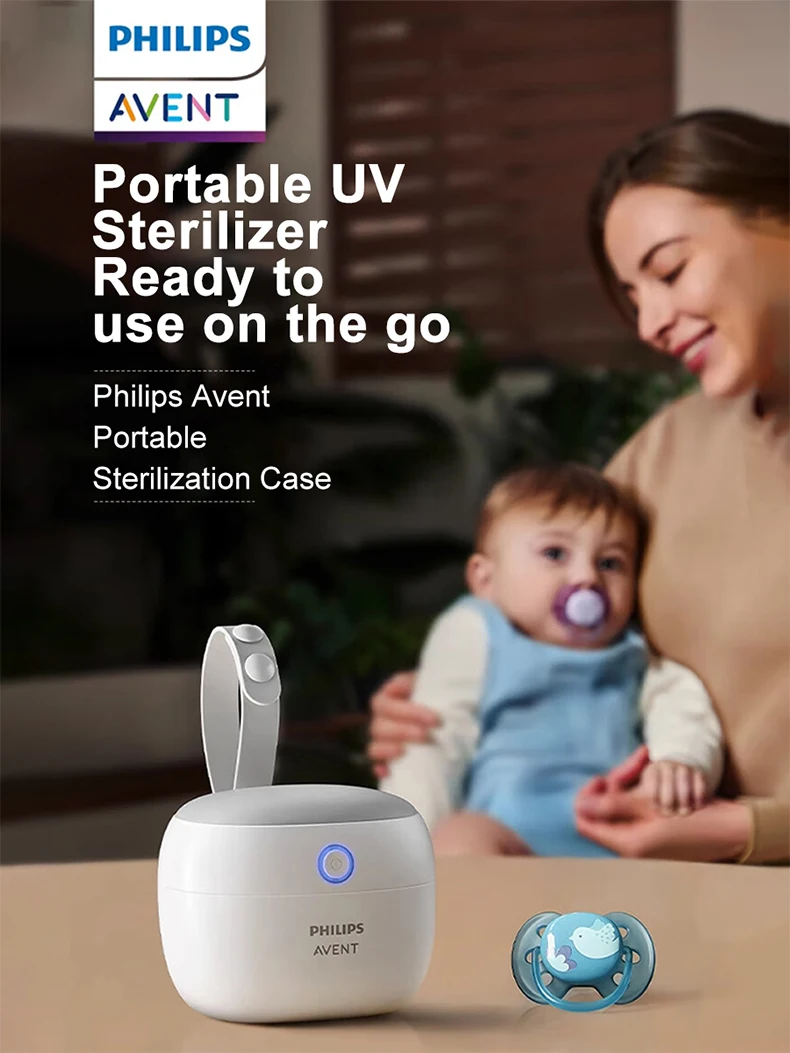 Avent Portable UV Sterilizer - 59s Rapid Sanitizer Box for Baby Accessories Tools and Personal Care Products