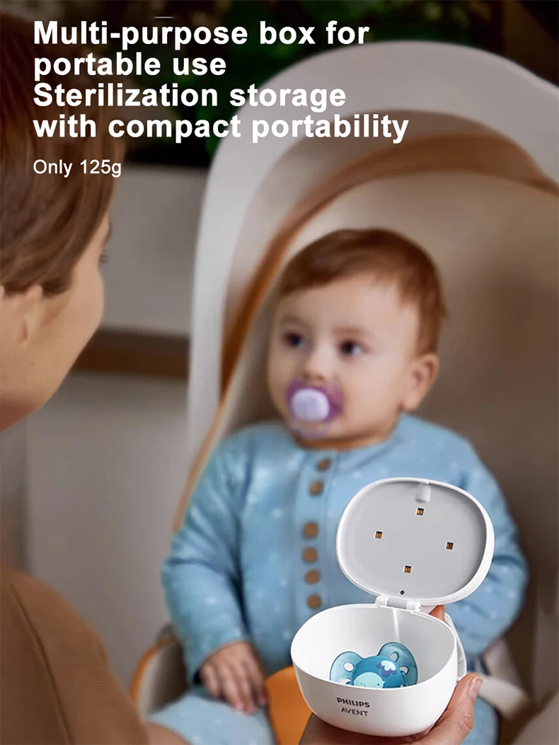 Avent Portable UV Sterilizer - 59s Rapid Sanitizer Box for Baby Accessories Tools and Personal Care Products