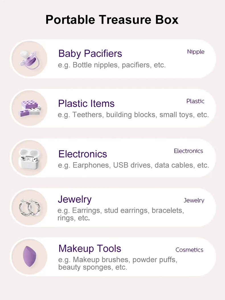 Avent Portable UV Sterilizer - 59s Rapid Sanitizer Box for Baby Accessories Tools and Personal Care Products