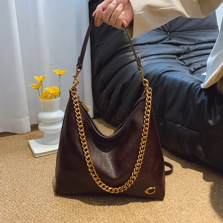 Stylish Vintage Shopper Tote And Fashionable Elegant Diaper Bags For Women Luxury Leather Crossbody-Bag