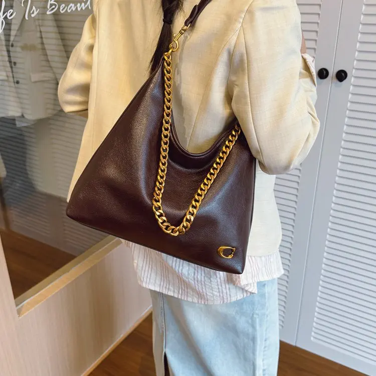 Stylish Vintage Shopper Tote And Fashionable Elegant Diaper Bags For Women Luxury Leather Crossbody-Bag