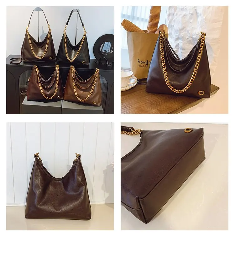 Stylish Vintage Shopper Tote And Fashionable Elegant Diaper Bags For Women Luxury Leather Crossbody-Bag