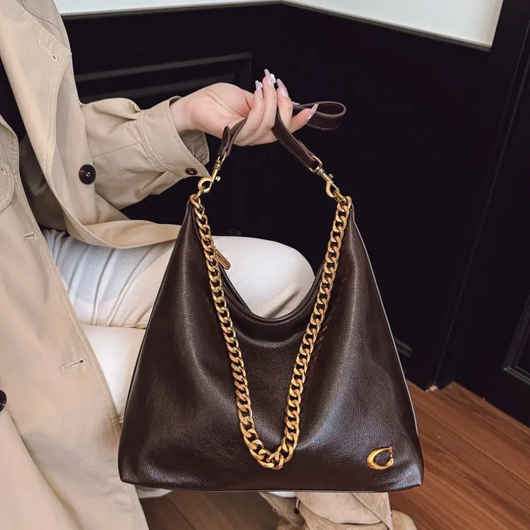 Stylish Vintage Shopper Tote And Fashionable Elegant Diaper Bags For Women Luxury Leather Crossbody-Bag