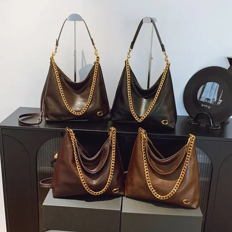 Stylish Vintage Shopper Tote And Fashionable Elegant Diaper Bags For Women Luxury Leather Crossbody-Bag