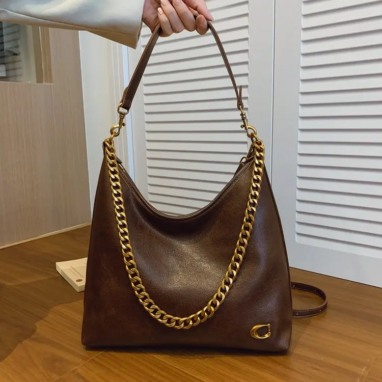 Stylish Vintage Shopper Tote And Fashionable Elegant Diaper Bags For Women Luxury Leather Crossbody-Bag