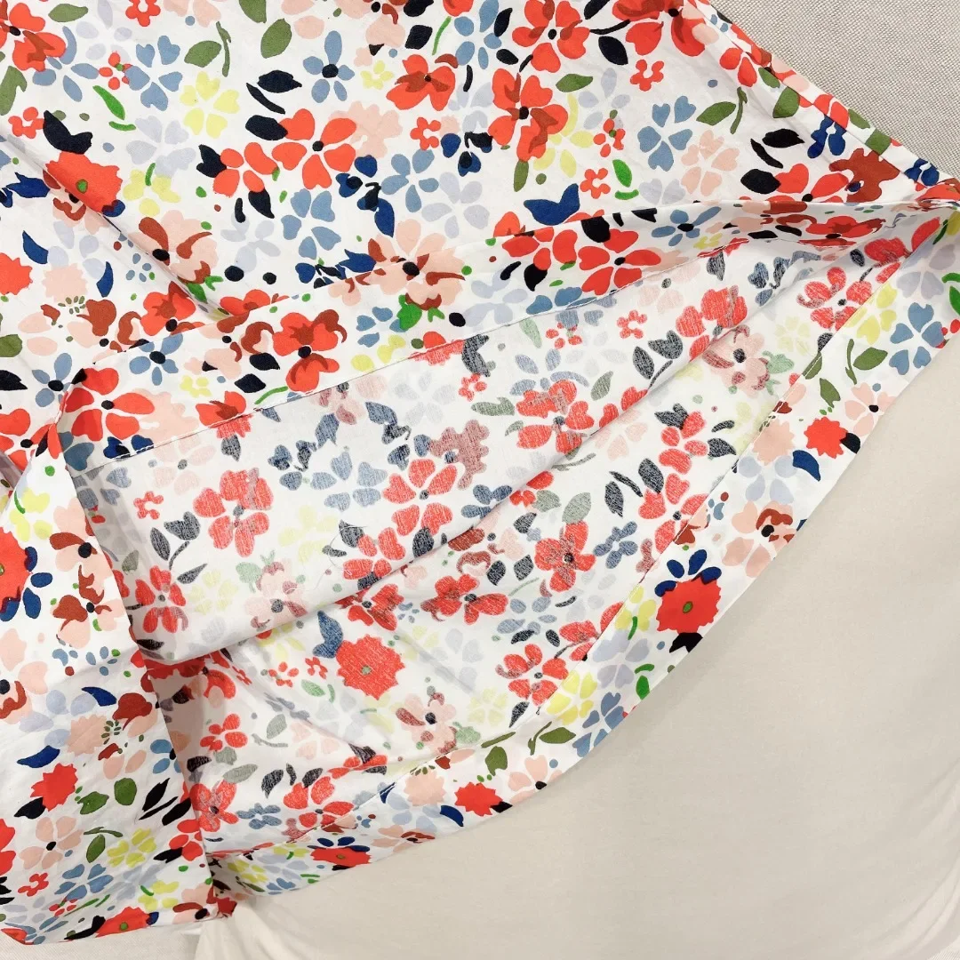 Children's Clothing 2026 Summer New Arrivals: Fashionable and Cute Printed Princess Dresses for Girls—100% Cotton Sweet Long
