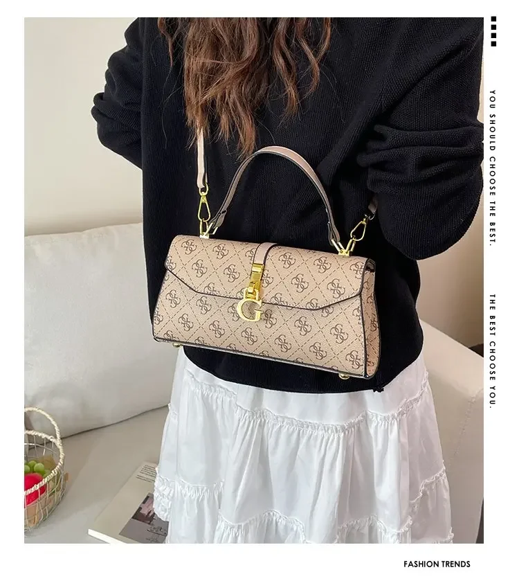 Trendy Leisure Diaper Bag High-End Minimalist Clutch Original Square Satchel For Ladies Elegant Crossbody Messenger Purse