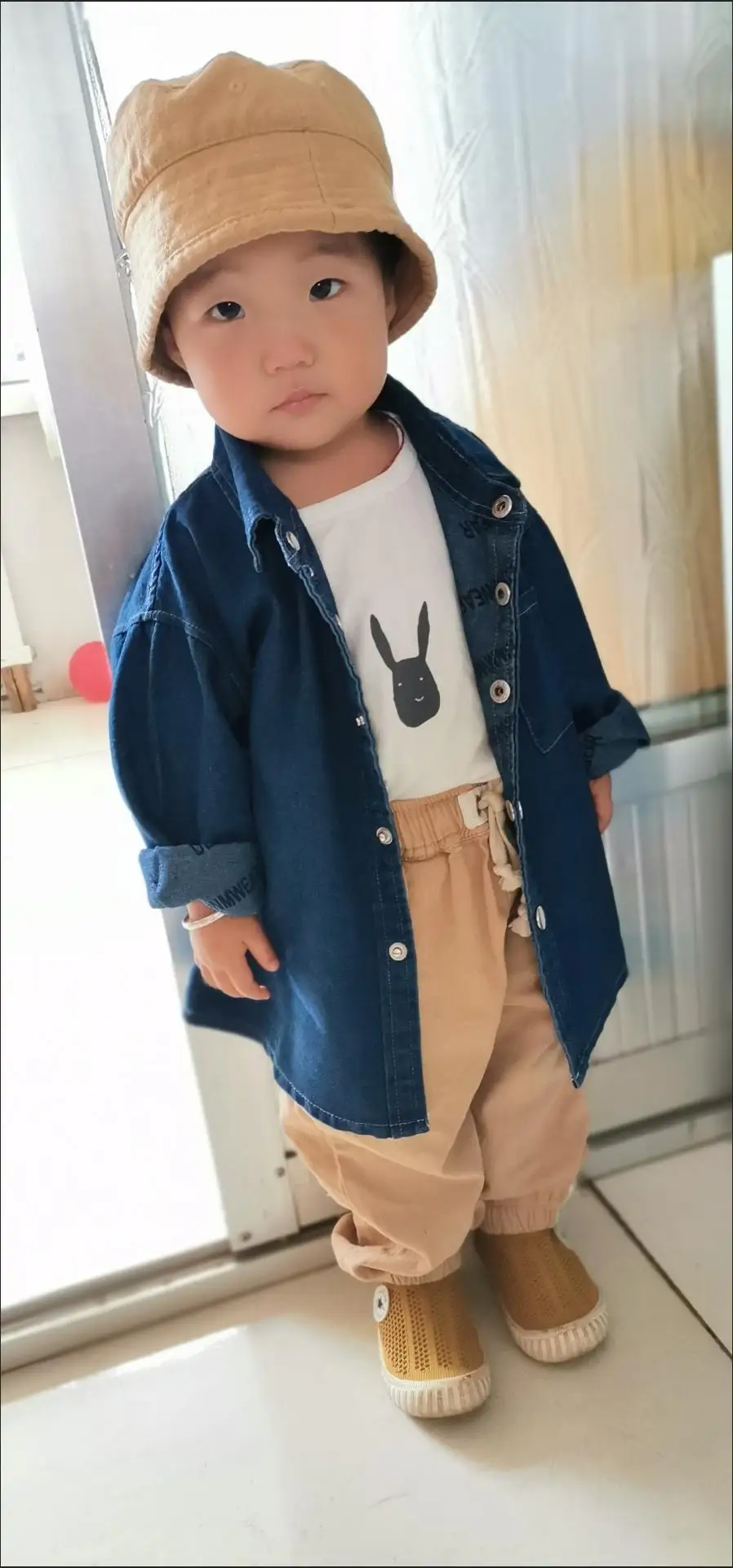 2026 new spring autumn summer Girls Kids Boys Denim shirt comfortable cute baby Clothes Children Clothing
