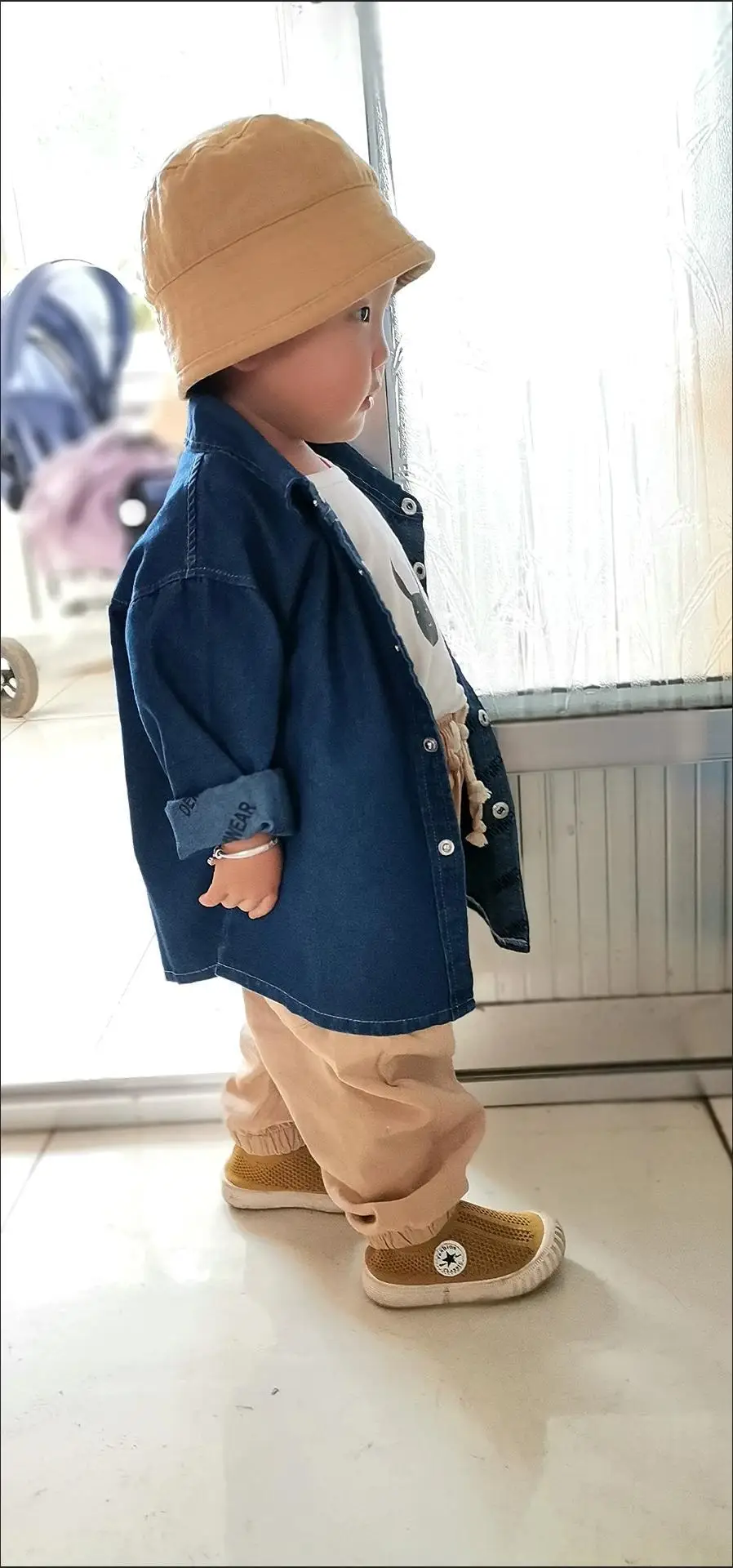 2026 new spring autumn summer Girls Kids Boys Denim shirt comfortable cute baby Clothes Children Clothing