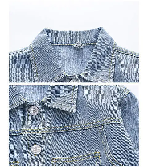 2026 new spring autumn summer Girls Kids Boys Denim shirt comfortable cute baby Clothes Children Clothing