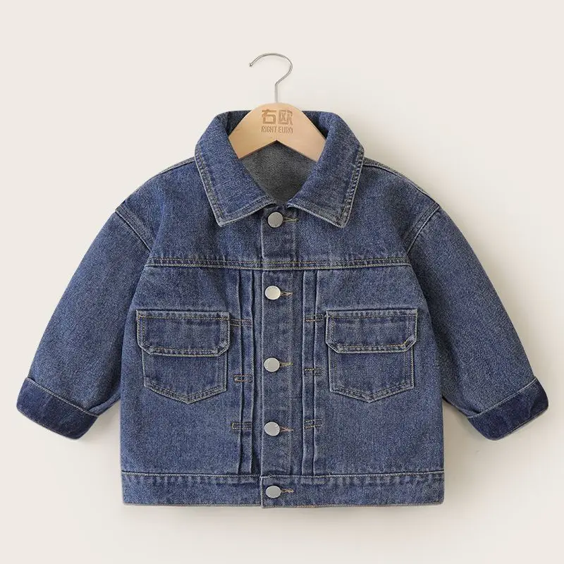 2026 new spring autumn summer Girls Kids Boys Denim shirt comfortable cute baby Clothes Children Clothing