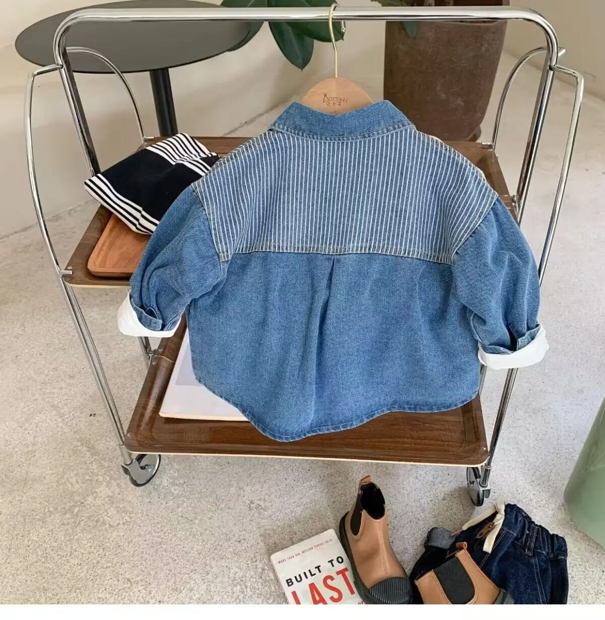 2026 new spring autumn summer Girls Kids Boys Denim shirt comfortable cute baby Clothes Children Clothing