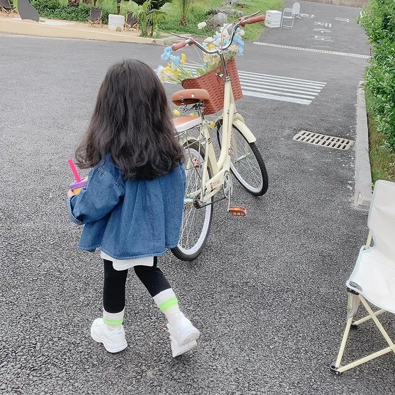 2026 new spring autumn summer Girls Kids Boys Denim shirt comfortable cute baby Clothes Children Clothing