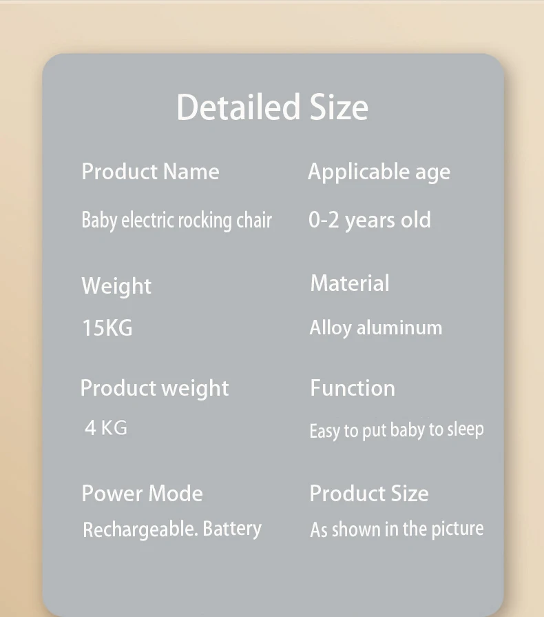 Baby Swing Chair Infant Rocking Seat with 5 Motion Levels 3 Position Adjustable Backrest Sitting Reclining Lie Flat Newborn Soothing Rocker with Canopy Mosquito Net 5 Point Safety Harness Comfortable Baby Bouncer for 0-24 Months