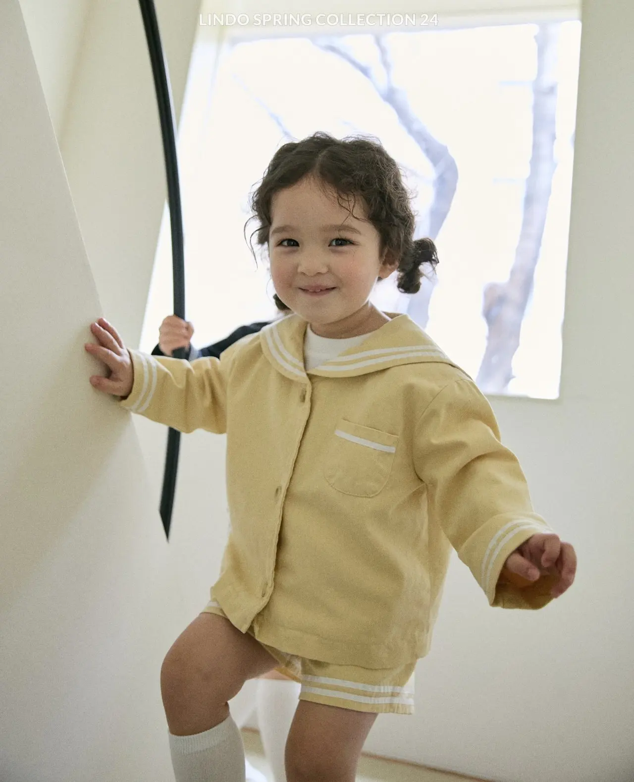 2026 Spring New Baby Girl Sailor Collar Tops + Shorts 2pcs Suit Kids Boys Long Sleeve Casual Striped Clothes Set Toddler Outfits