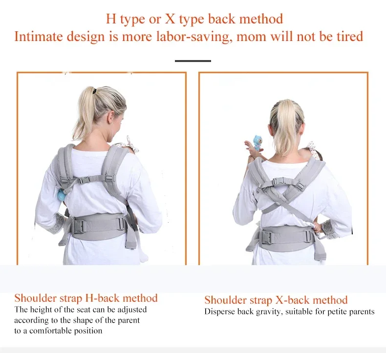 Egobaby 360 Omni Baby Carrier Breathable Cotton Ergonomic Backpacks Support Shoulder Waist Belt Sling Straps