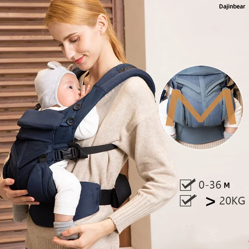 Egobaby 360 Omni Baby Carrier Breathable Cotton Ergonomic Backpacks Support Shoulder Waist Belt Sling Straps
