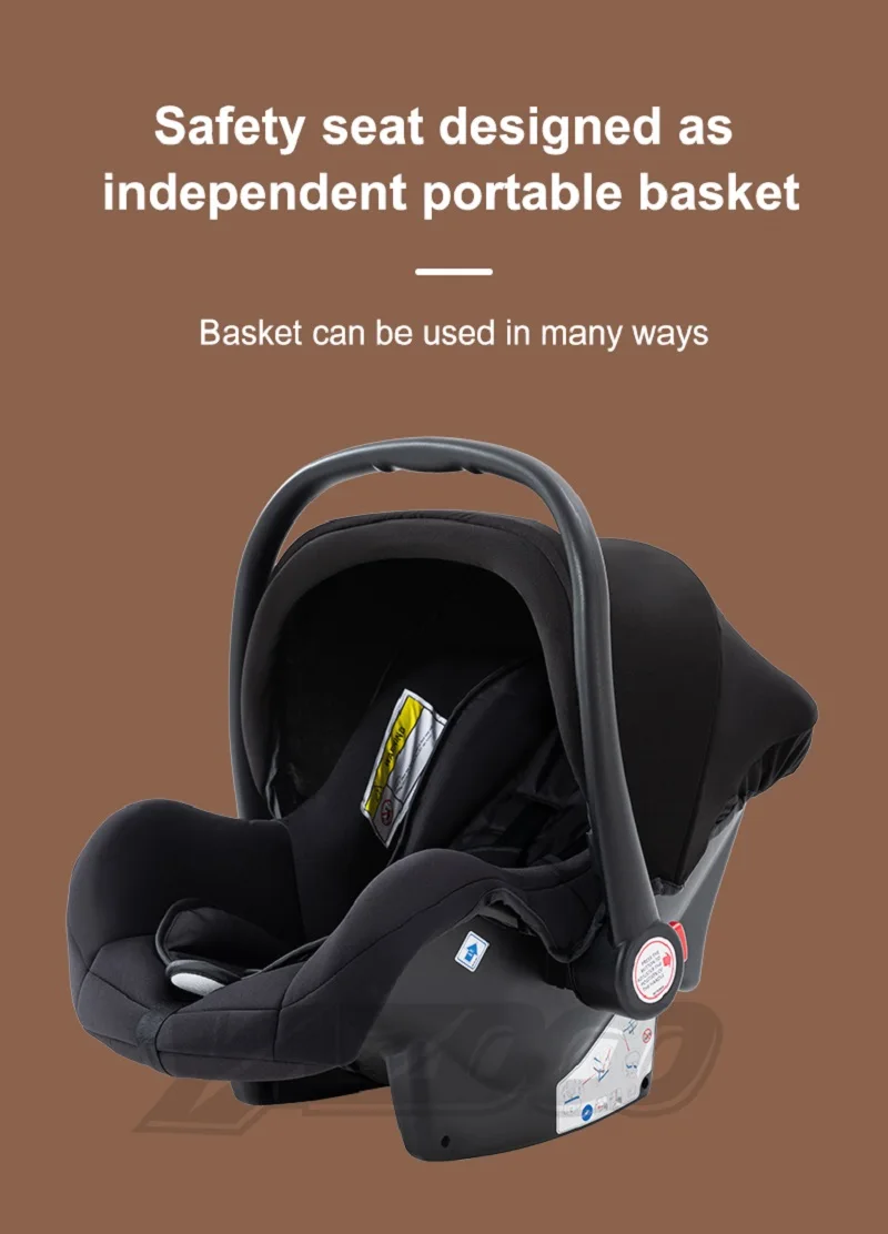 3‑in‑1 Chic Multi‑Occasion Baby Pram, Reversible Seating Module, Height‑Boosted Sightline Frame, Space‑Saving Quick One‑Action Fold, All‑Season‑Suitable Inner Cushion Assembly For Newborn Outdoor Adventures And At‑Home Quiet Relaxation