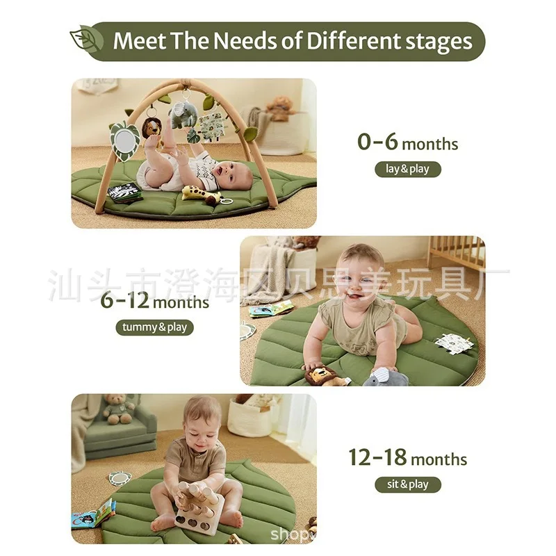 Hot Spot Baby Leaf Fitness Rack Multifunctional Fence Climbing Crawling Game Mat