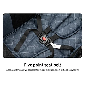 Luxury 3 in 1 Baby Stroller with Car Seat and Sleeping Basket Lightweight Baby Pram High Landscape Infant Pushchair Multifunction Adjustable Travel Buggy Easy Folding Compact Portable Safe Comfortable Stylish Perfect for Travel Baby Carriage