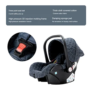 Luxury 3 in 1 Baby Stroller with Car Seat and Sleeping Basket Lightweight Baby Pram High Landscape Infant Pushchair Multifunction Adjustable Travel Buggy Easy Folding Compact Portable Safe Comfortable Stylish Perfect for Travel Baby Carriage