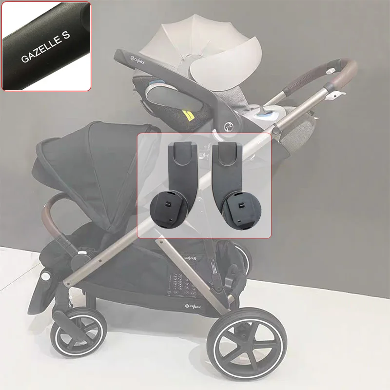 Stroller Adapter For Cybex Gazelle S And Aton Cloud Q/Z+ Maxi-Cosi Car Seat Converter Buggy Basket Connector Baby Accessories