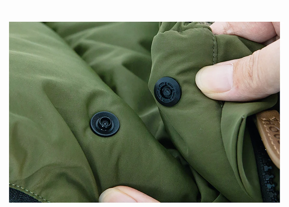 Army Green Footmuff In Baby Stroller Universal Winter Warm Baby Envelope 0-24 Months Windproof Fluffy Removable Fur Collar