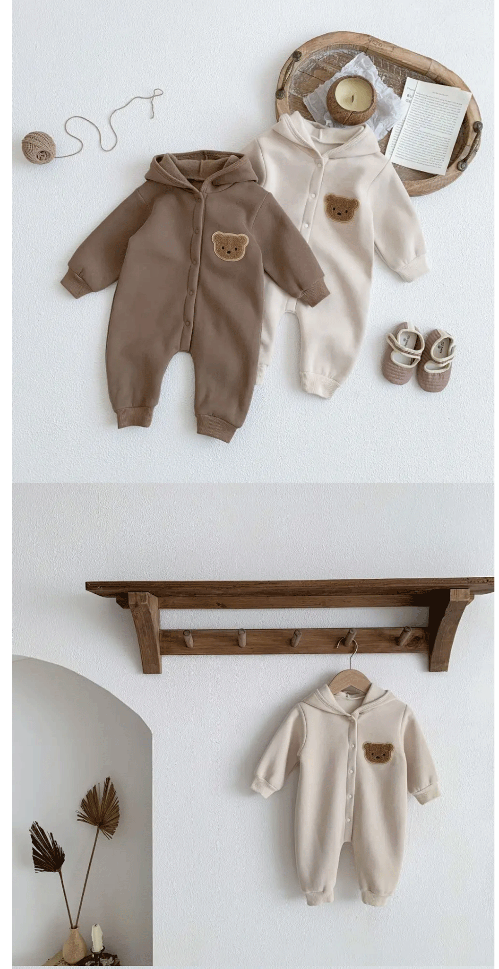 New Winter Infants Corduroy Thicken Warm Rompers Korean Style Toddlers Kids Clothes Newborn Baby Boys Casual Jumpsuits