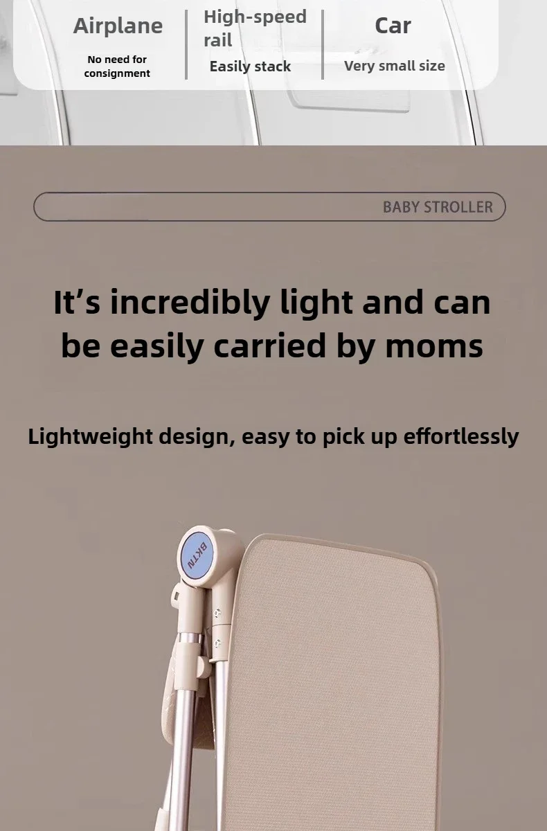 Children's Stroller Simple Baby Artifact Light Travel Foldable Stroller Baby Travel Lightweight Strollers