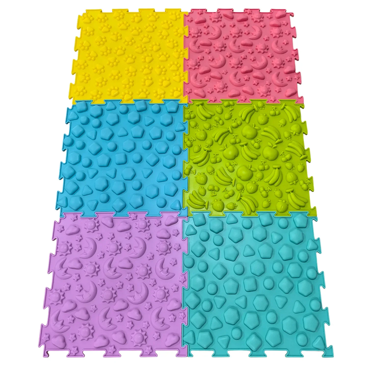 Children's Tactile Sensory Training Mat Acupressure Pad Foot Massage Mat Children's Baby Acupressure Pad Toe Pressure Pad