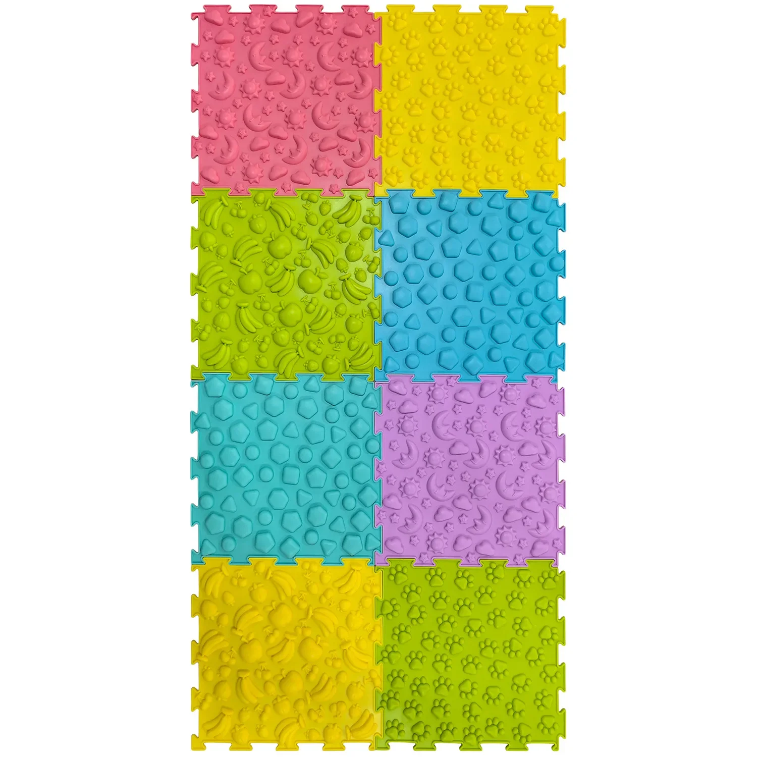 Children's Tactile Sensory Training Mat Acupressure Pad Foot Massage Mat Children's Baby Acupressure Pad Toe Pressure Pad