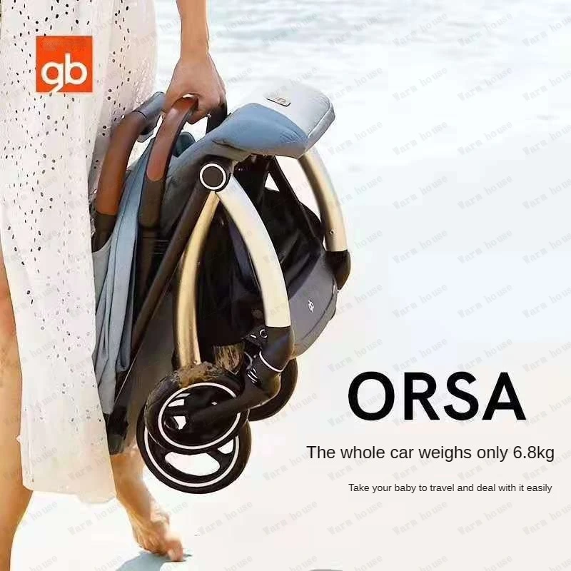 High view lightweight stroller Can sit or lie down Shock absorbing foldable pocket stroller Luxury Trolley Pushchai